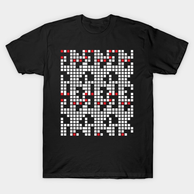 White Squares T-Shirt by igdali1